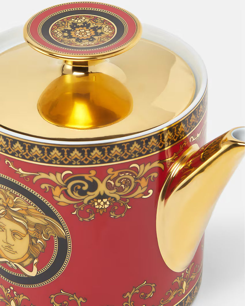 Versace Medusa Red Tea Set for 2