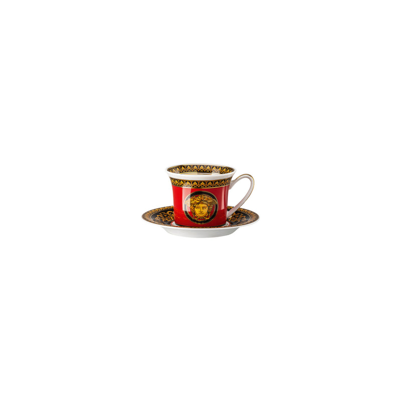 Versace Medusa Gourmet Espresso Cup & Saucer