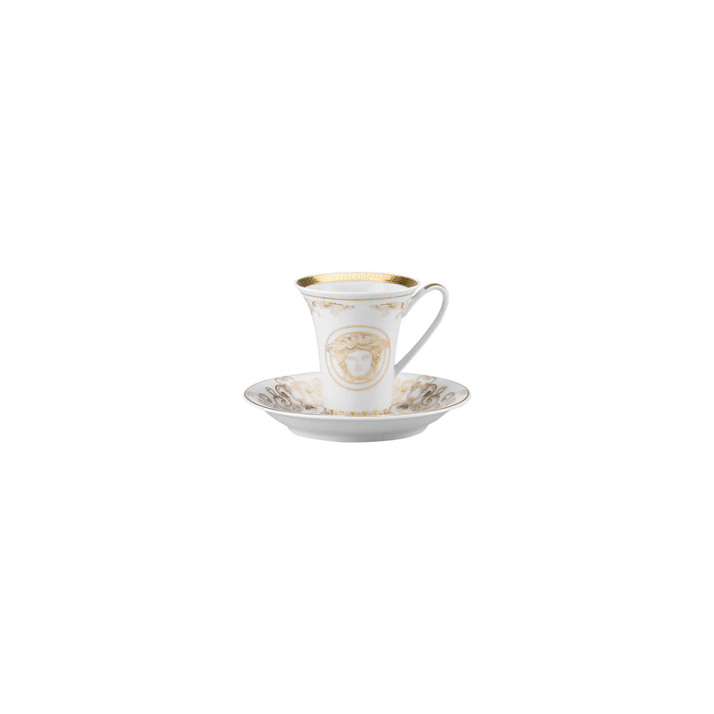 Versace Medusa Gala Gold Espresso Cup & Saucer