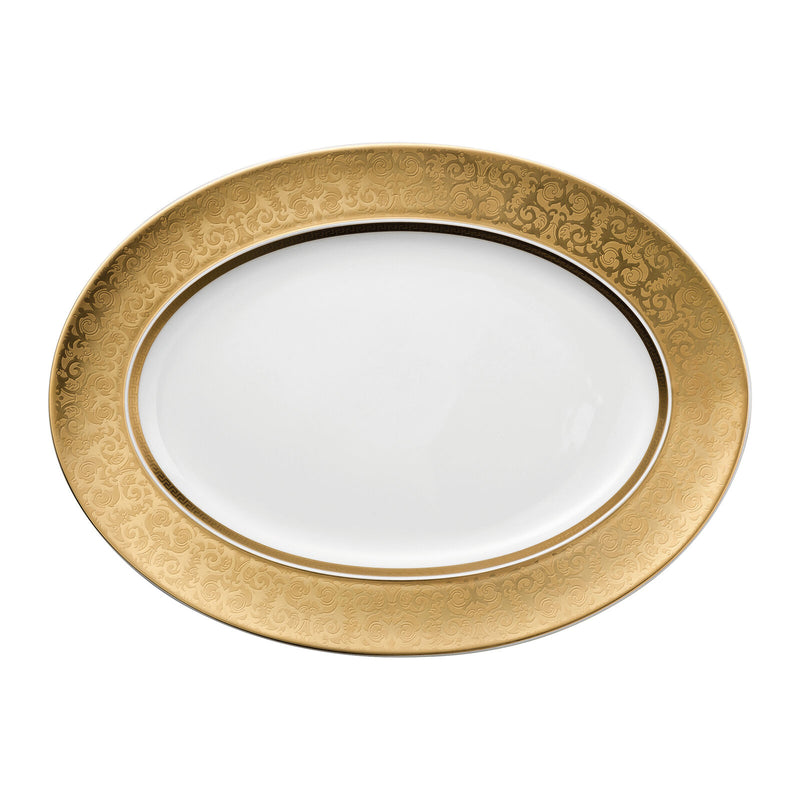 Versace Medusa Gala Gold Platter 40cm