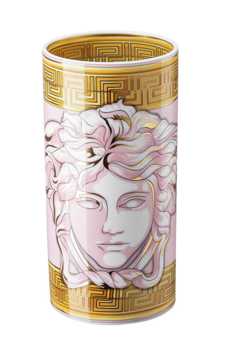 Versace Medusa Amplified Coin Vase Pink 24cm
