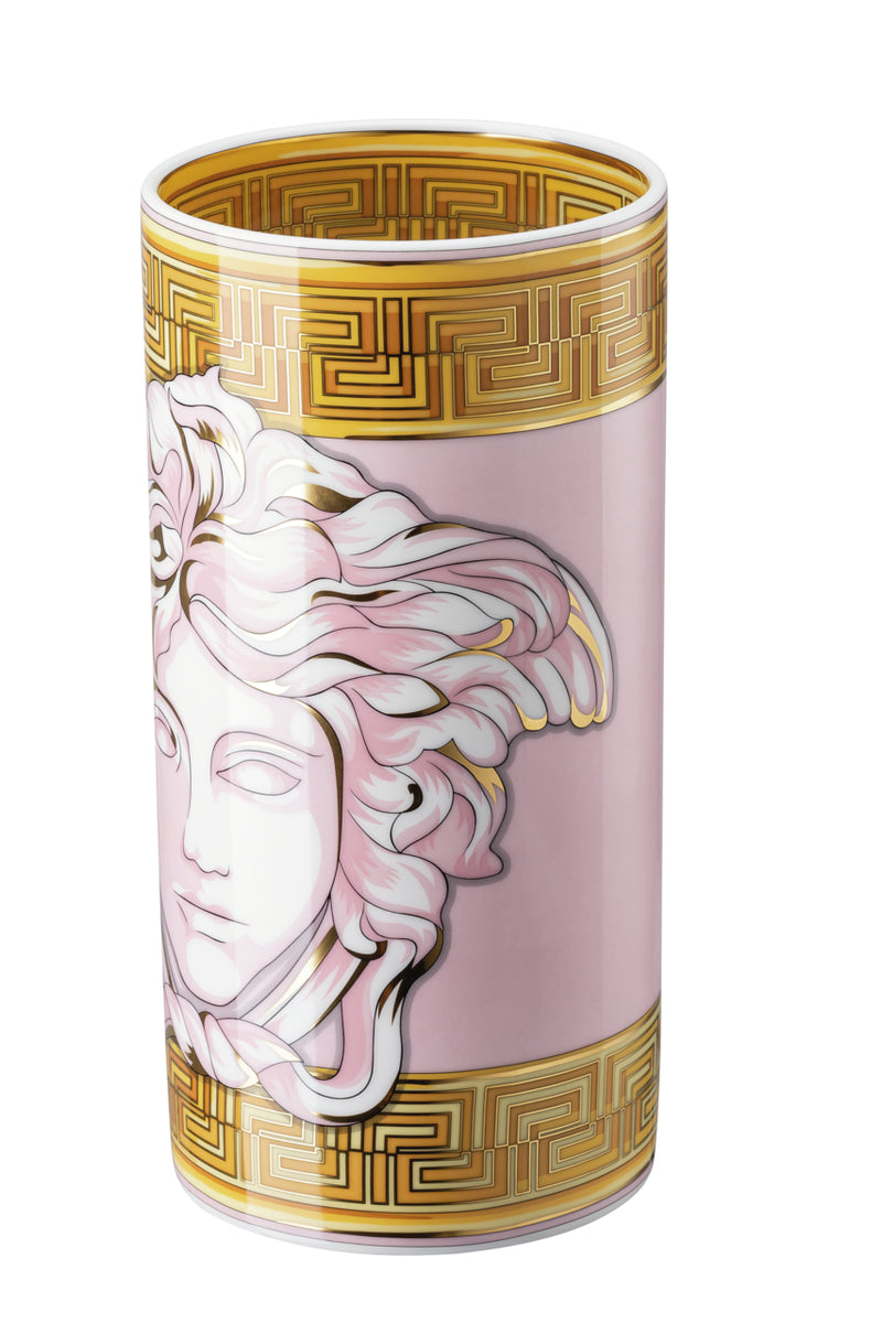 Versace Medusa Amplified Coin Vase Pink 24cm