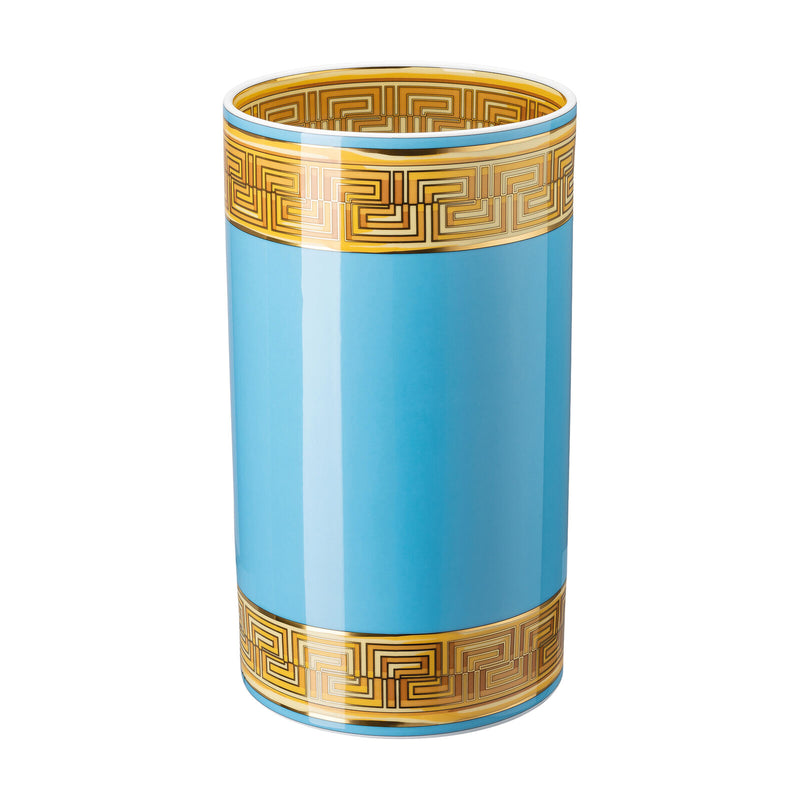 Versace Medusa Amplified Coin Vase Blue 30cm