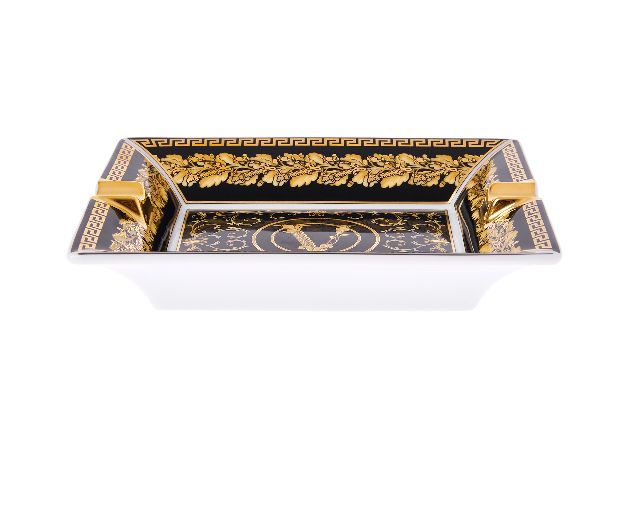 Versace Virtus Gala Black Ashtray 13cm