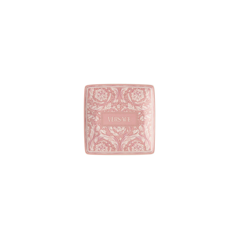 Versace Barocco Rose Square Dish 12cm