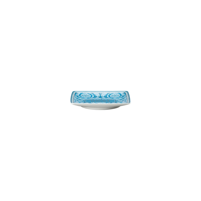 Versace Barocco Teal Square Dish 12cm