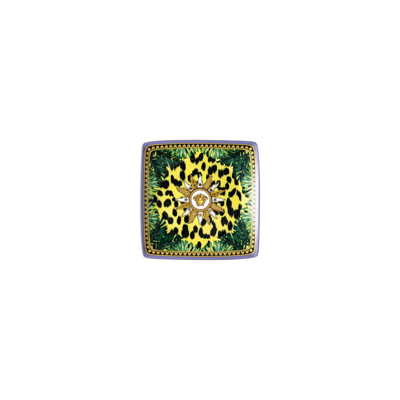 Versace Jungle Animalier Square Dish 12cm