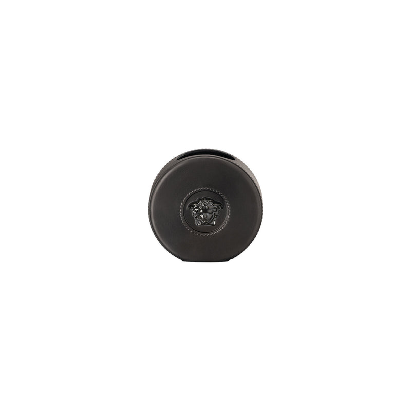 Versace La Medusa Mini Black Vase Round 10cm