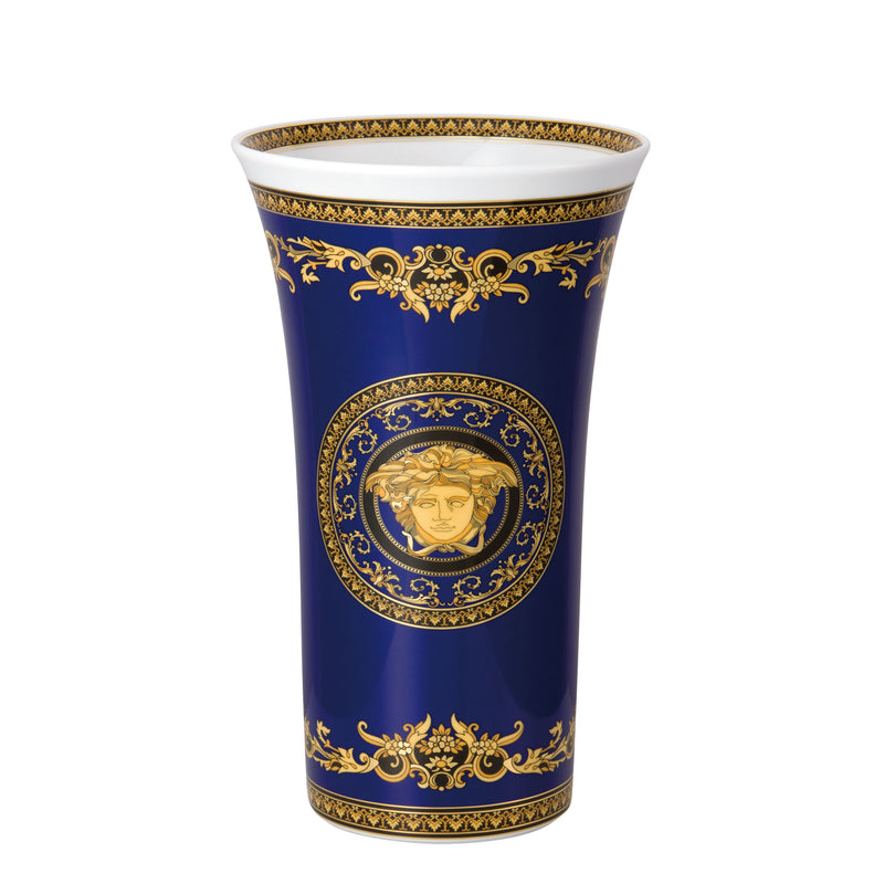 Versace Medusa Blue Vase 34cm