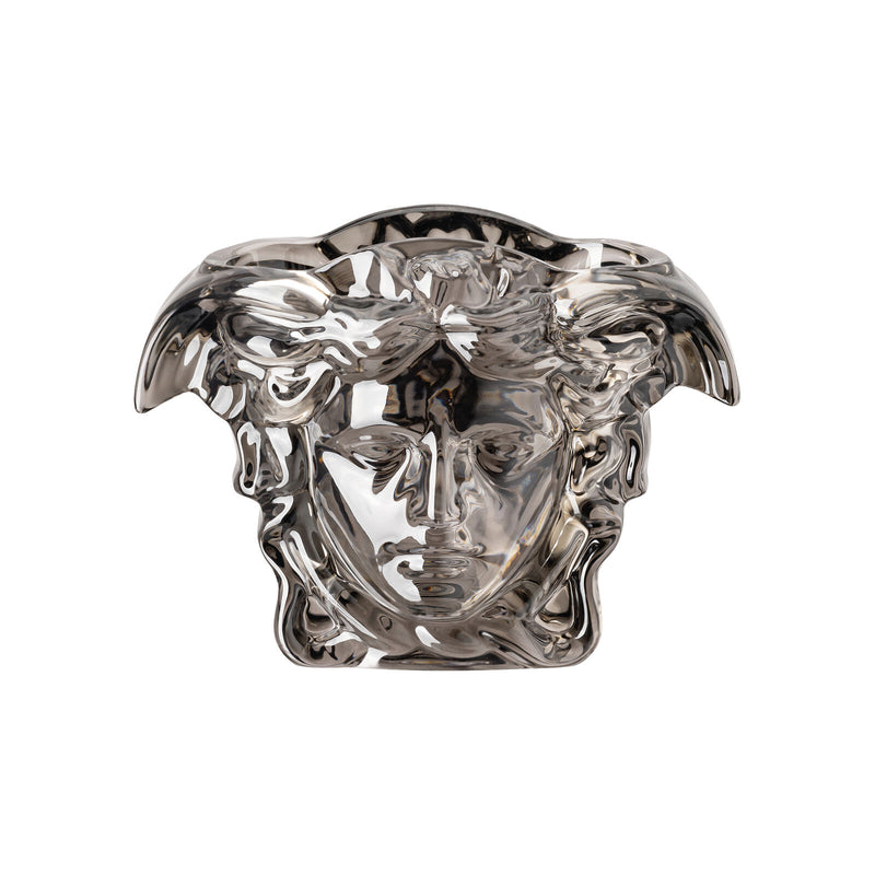 Versace Medusa Grande Black Crystal Vase 21cm