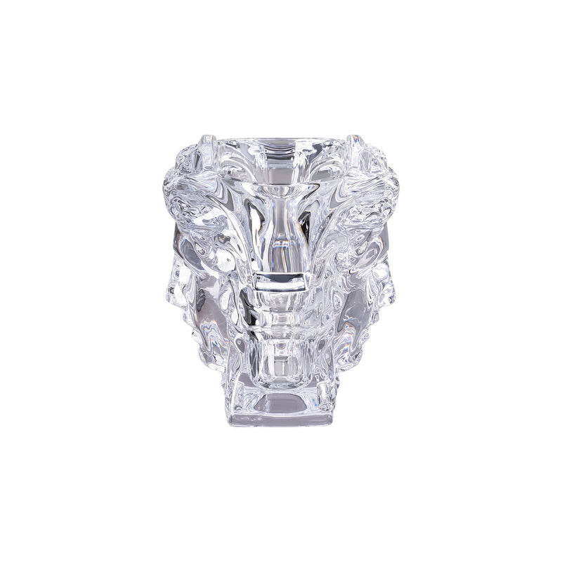 Versace Medusa Grande Clear Crystal Vase 19cm