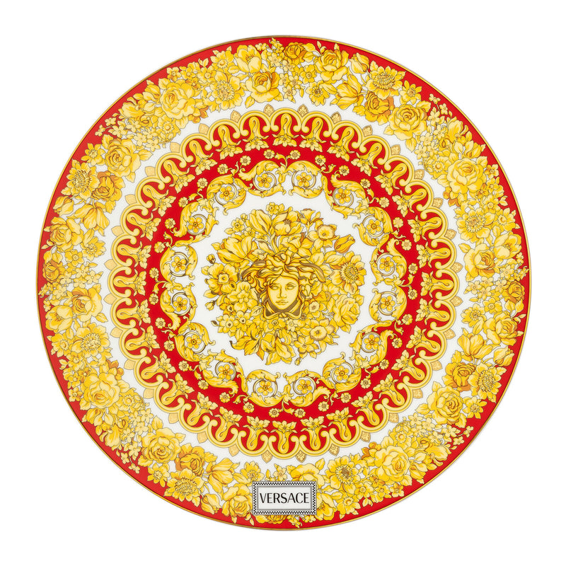 Versace Medusa Rhapsody Red Service Plate 33cm