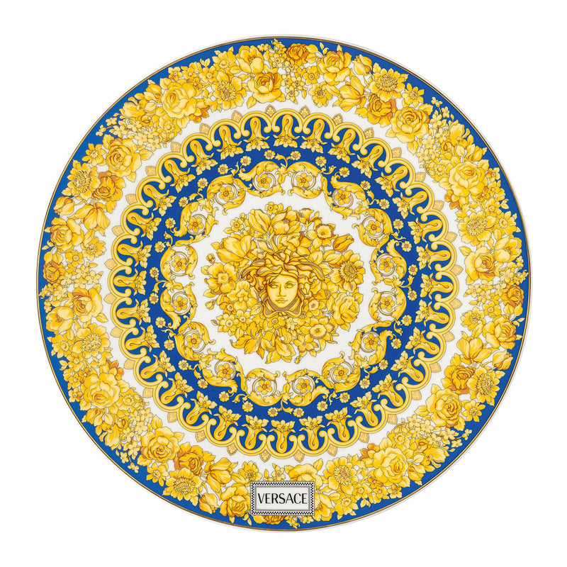 Versace Medusa Rhapsody Blue Service Plate 33cm