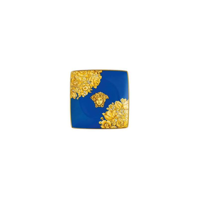Versace Medusa Rhapsody Blue Square Dish 12cm