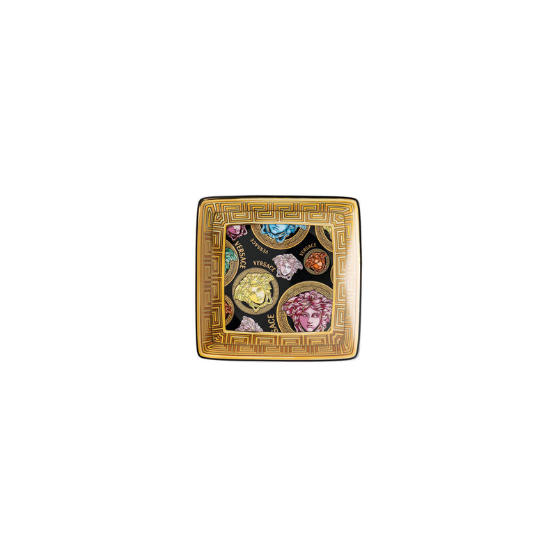Versace Medusa Amplified Multicolour Square Dish 12cm
