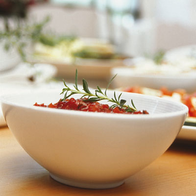 Thomas Loft White Oval Bowl 17cm