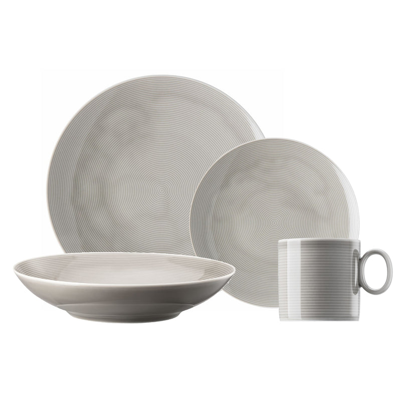 Thomas Loft Moon Grey Dinner Set w/ Mugs 16-piece