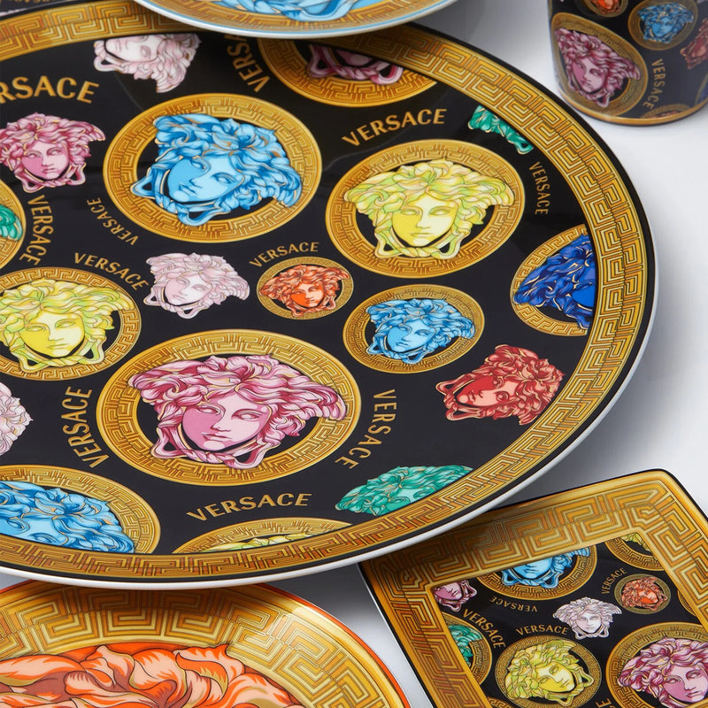 Versace Medusa Amplified Multicolour Square Dish 12cm