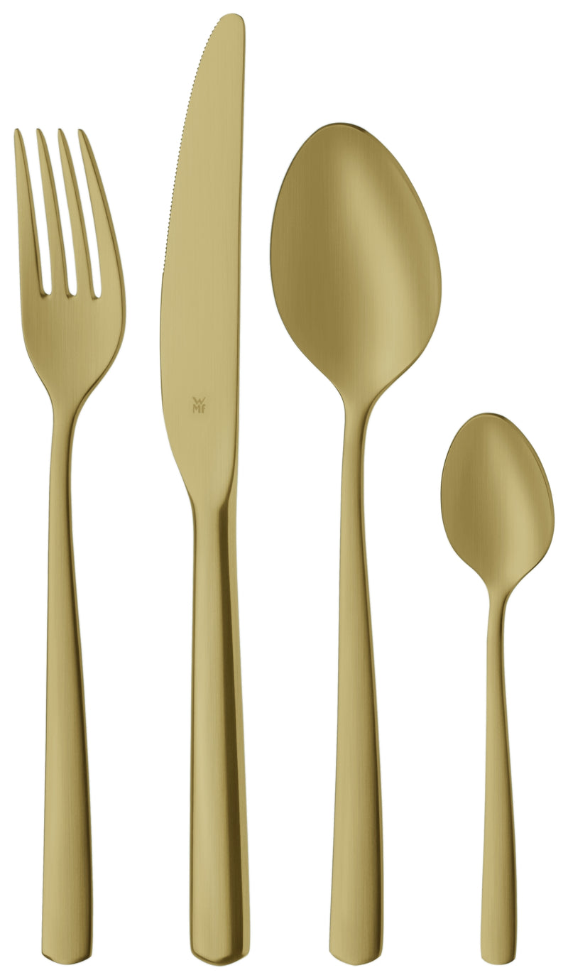 WMF Boston Cutlery Set PVD Champagne Gold 24-piece