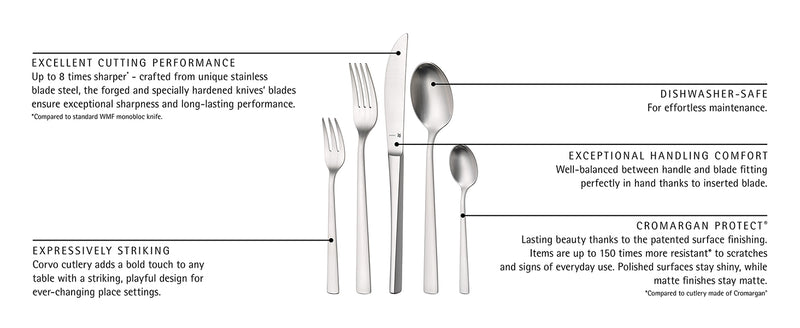 WMF Corvo Cutlery Set 30-piece