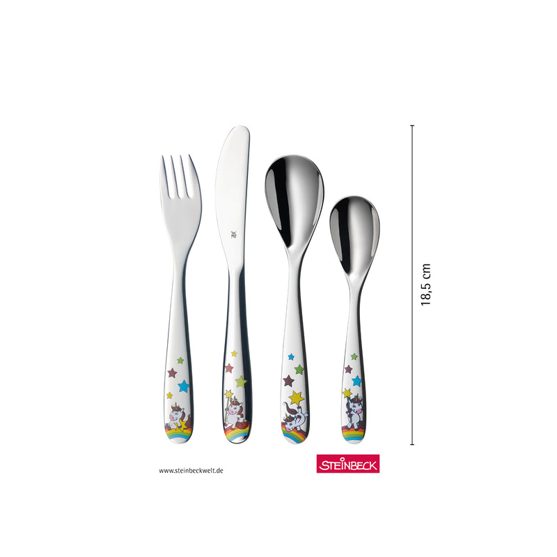 WMF Children's Cutlery Set Unicorn 4-piece