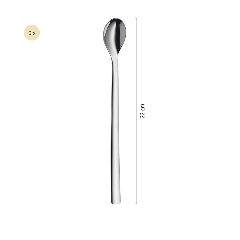 WMF Nuova Long Drink Spoons 6-piece