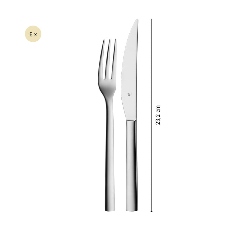 WMF Nuova Steak Cutlery Set 12-piece
