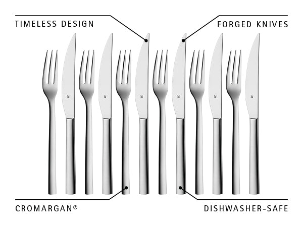 WMF Nuova Steak Cutlery Set 12-piece