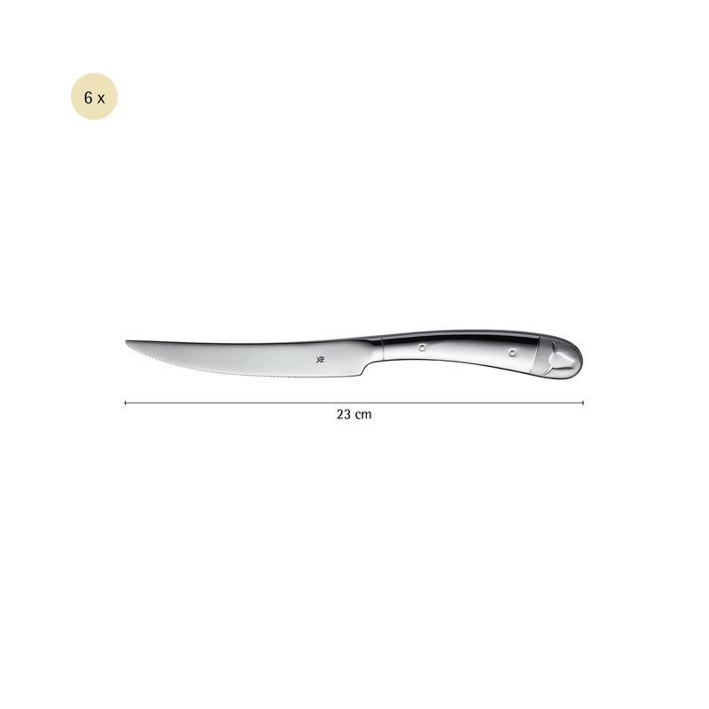 WMF Steak Knife Set Bullshead 6-piece