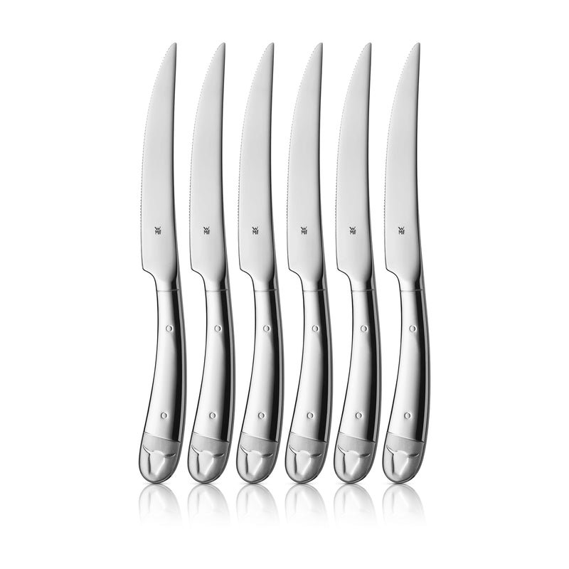 WMF Steak Knife Set Bullshead 6-piece