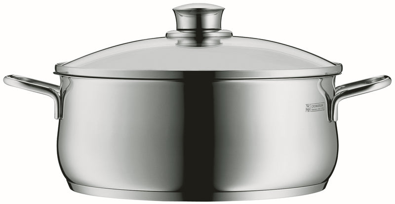 WMF Diadem Plus Low Casserole w/ Lid 24cm