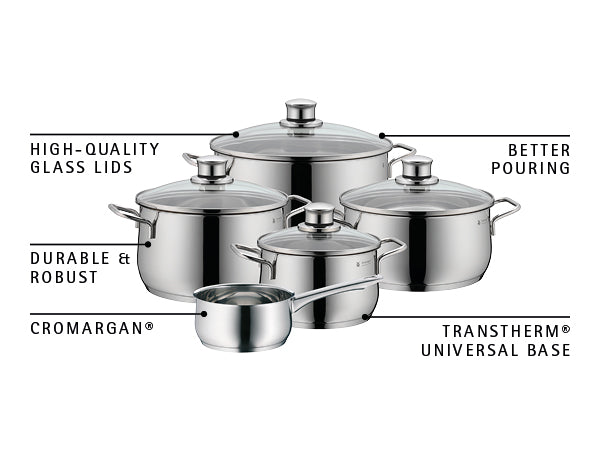 WMF Diadem Plus Cookware Set 5-piece