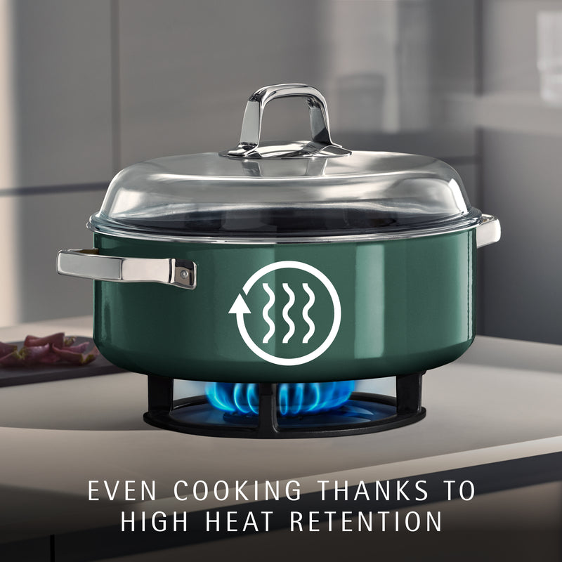 WMF Fusiontec Mineral Pro Eucalyptus Round Roaster w/Lid 28cm