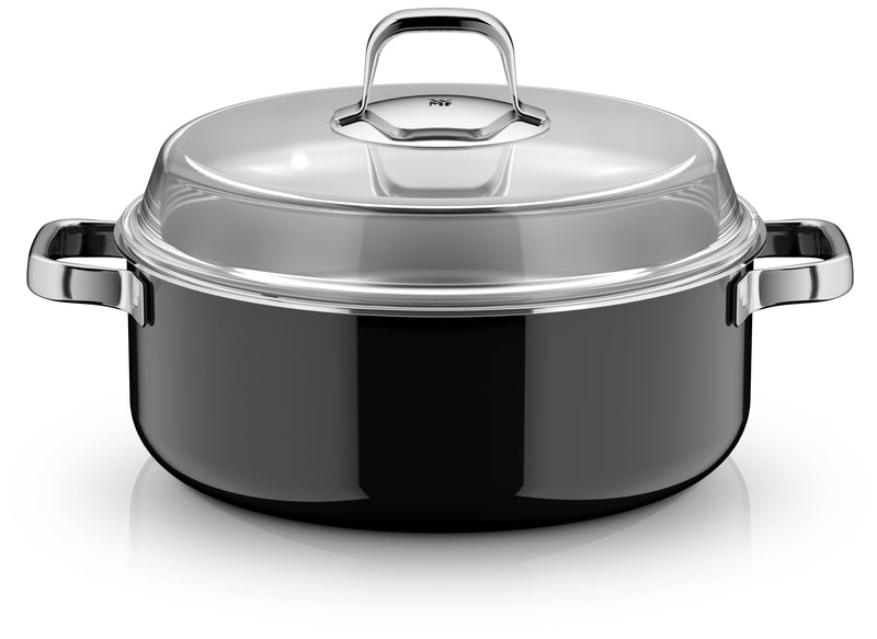 WMF Fusiontec Mineral Pro Black Round Roaster w/ Lid 28cm
