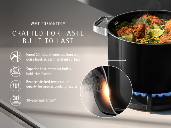WMF Fusiontec Mineral Pro Black Cookware Set 4-piece