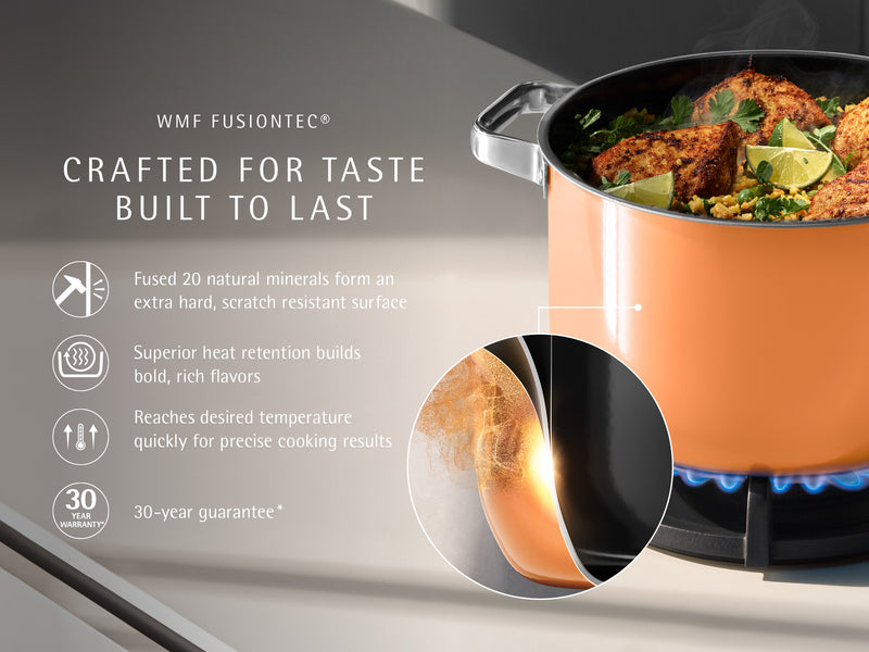 WMF Fusiontec Mineral Pro Papaya Round Roaster w/Lid 28cm