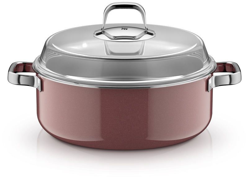 WMF Fusiontec Mineral Pro Rose Quartz Round Roaster w/ Lid 28 cm