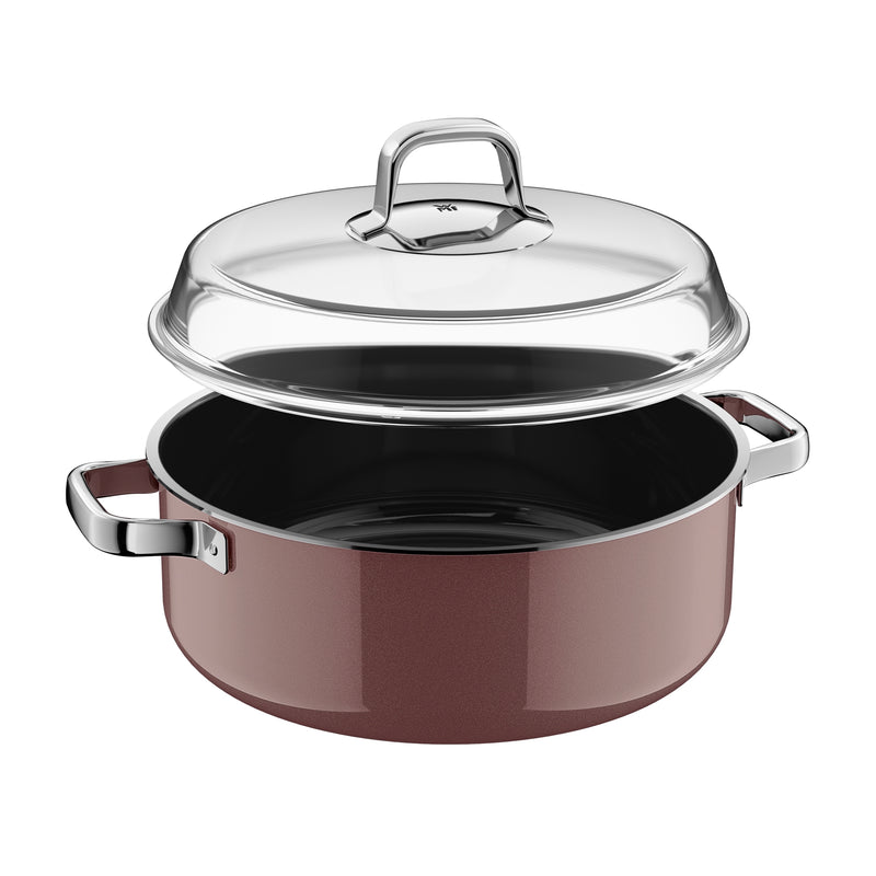 WMF Fusiontec Mineral Pro Rose Quartz Round Roaster w/ Lid 28 cm