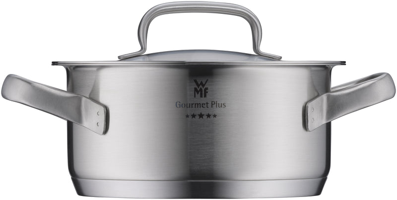 WMF Gourmet Plus Low Casserole w/ Lid 16cm 1.4L