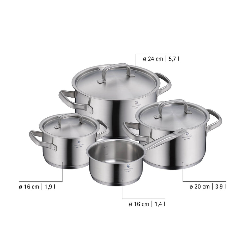 WMF Gourmet Plus Cookware Set 4-piece