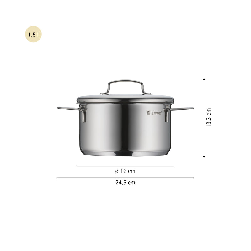 WMF Low Casserole w/ Lid 12cm 0.7L