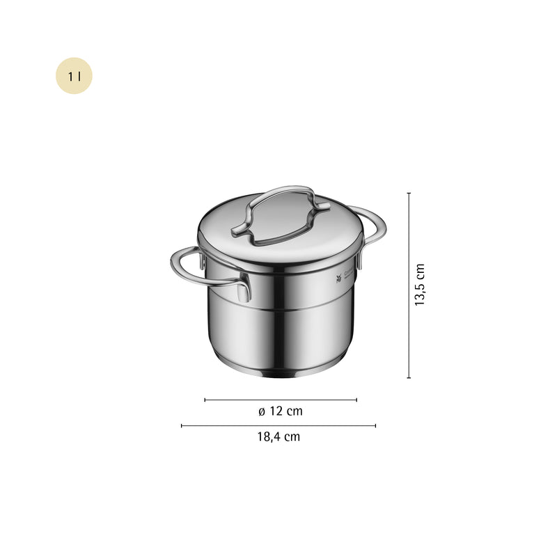 WMF High Casserole w/ Lid 12cm 1L