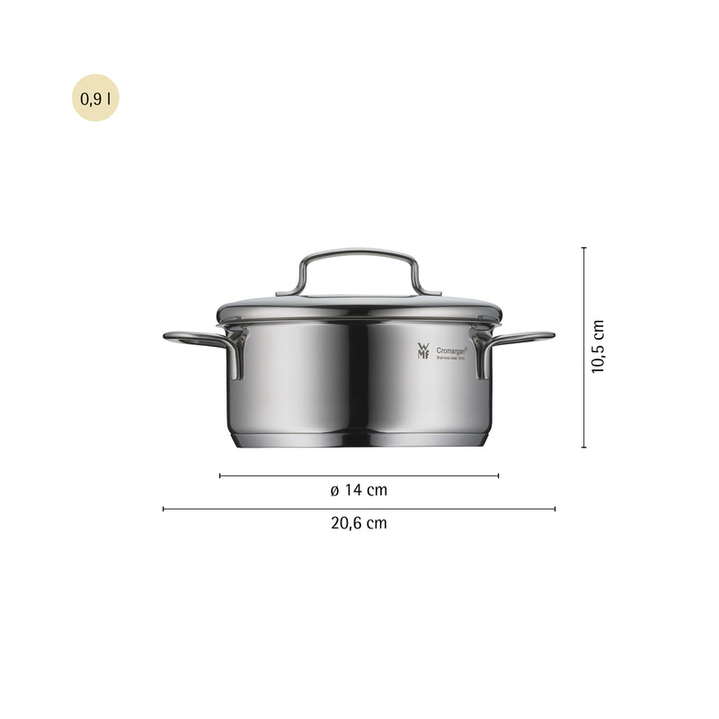 WMF Low Casserole w/ Lid 14cm 0.9L