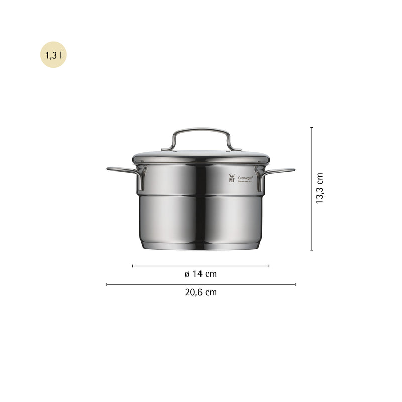 WMF High Casserole w/ Lid 14cm 1.3L