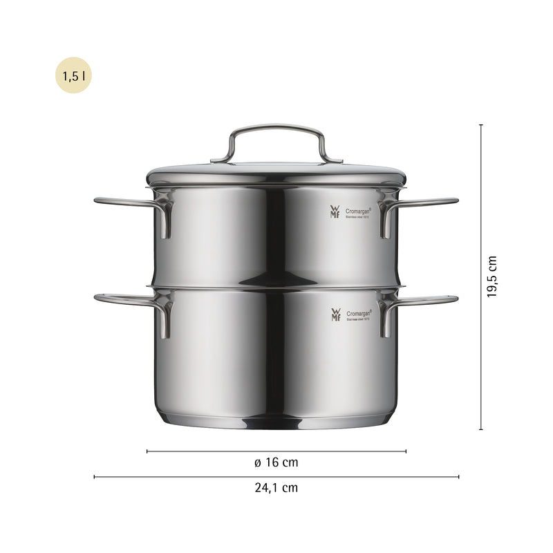 WMF Steamer Set 3-piece 16cm 1.5L