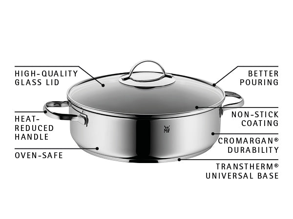 WMF Devil Serving Pan with Lid 28cm