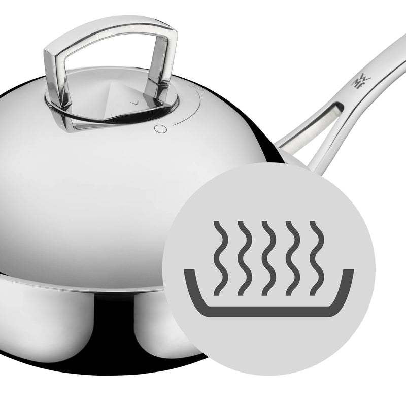 WMF Wok Multiply with Stainless Steel Lid 28cm