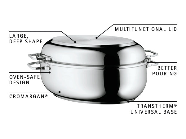 WMF 2-in-1 Oval Roaster w/ Thermometer