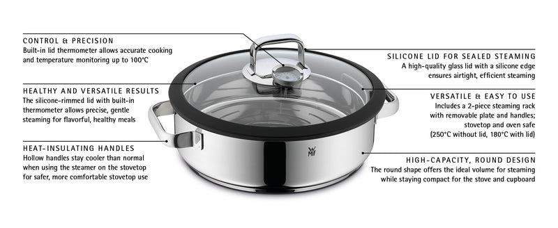 WMF Vitalis Aroma Round Steamer 28cm