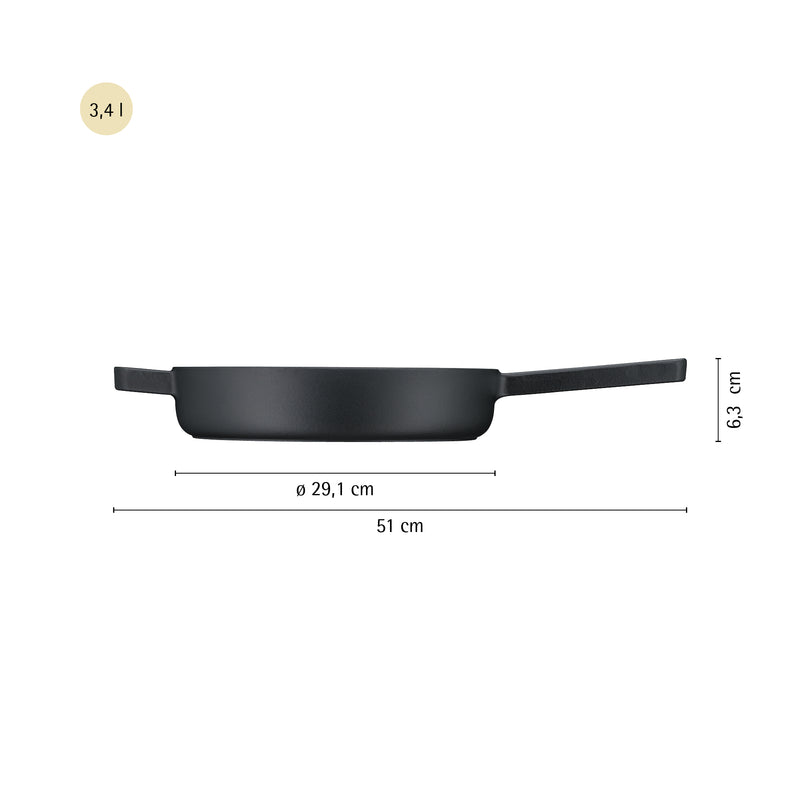 WMF Flavour Cast Iron Sauté Pan 28cm